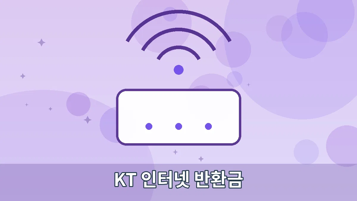 KT 인터넷 반환금 안내 이미지 4